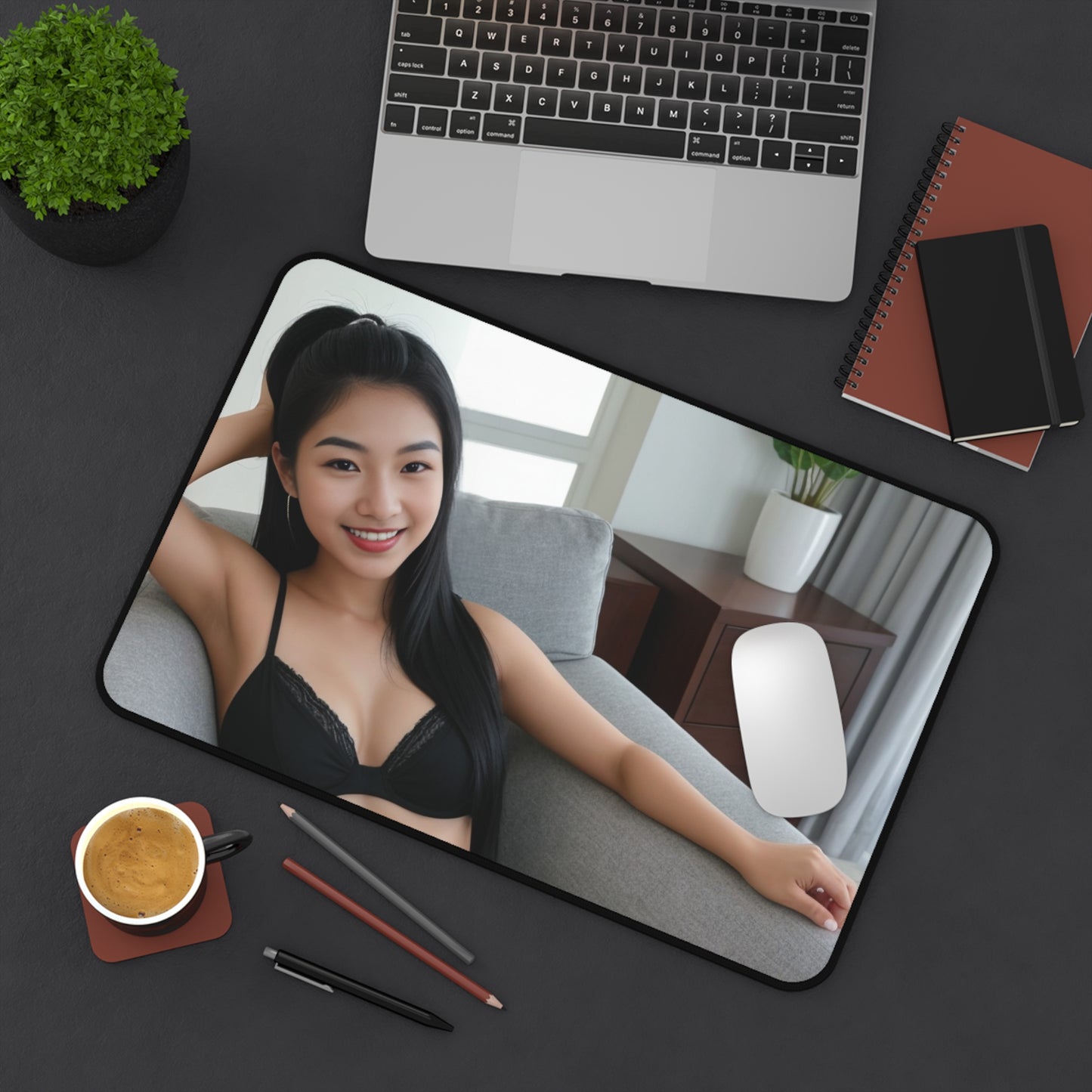 Chic Desk Mat for Stylish Workspaces, Personalized Desk Accessories, Home Office Decor, Unique Gifts for Her, Modern Desk Protector