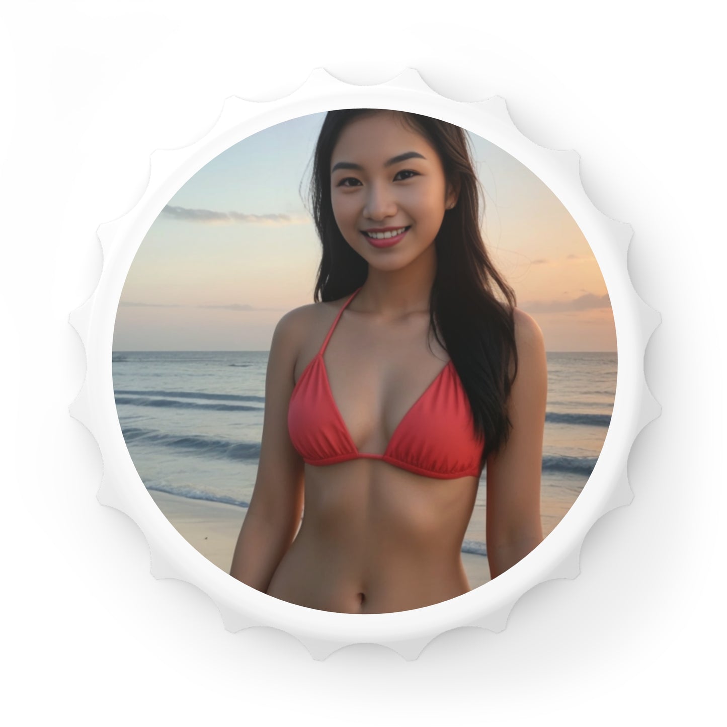 Beach Vibe Bottle Opener | Tropical Summer Party Accessory, Gift for Him, Barware, Beach Lover, Fun Cocktails