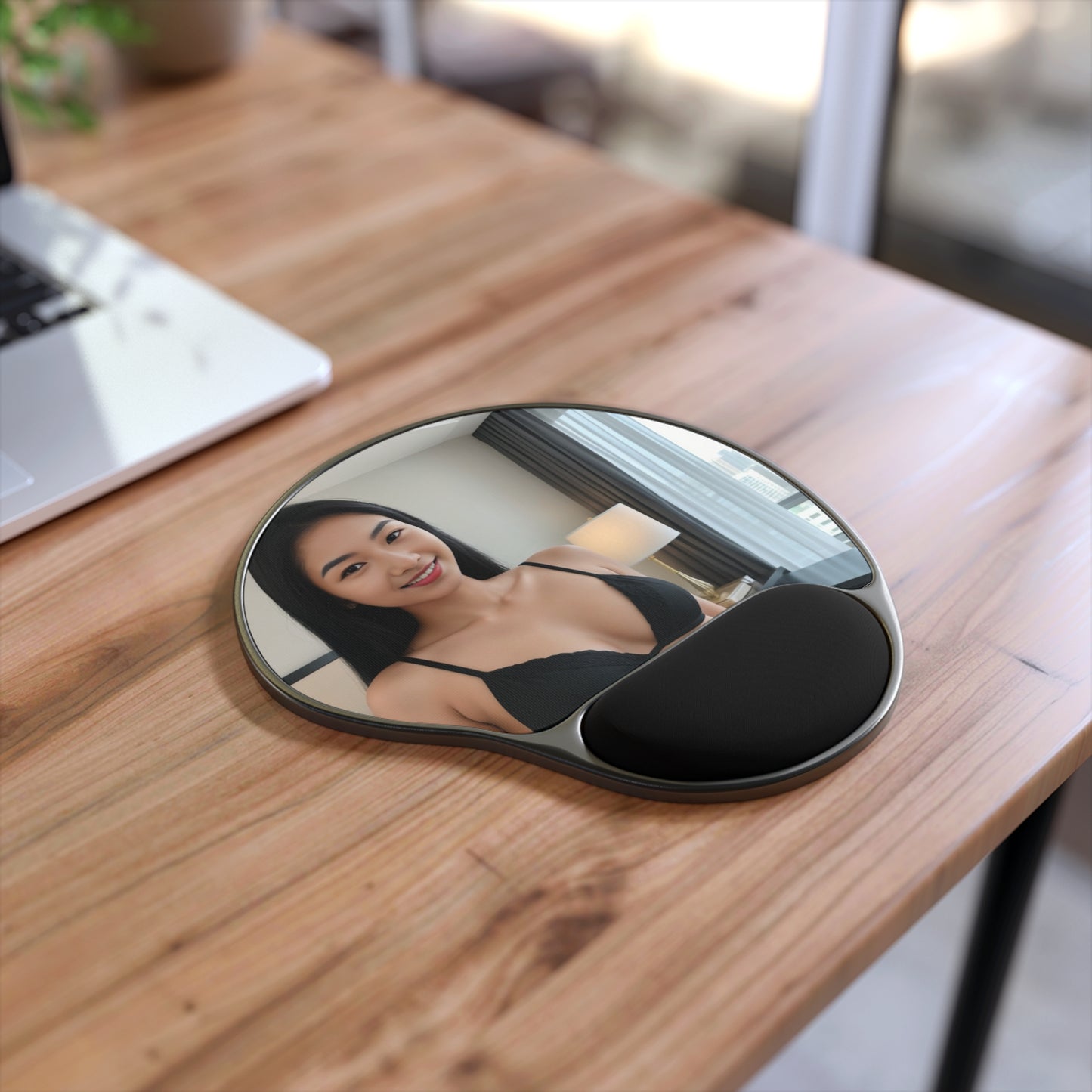 Personalized Mouse Pad with Wrist Rest, Custom Office Decor, Gamer Gift, Desk Accessories, Unique Computer Pad