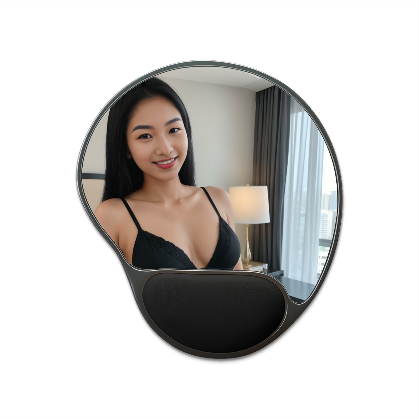 Personalized Mouse Pad with Wrist Rest, Custom Office Decor, Gamer Gift, Desk Accessories, Unique Computer Pad