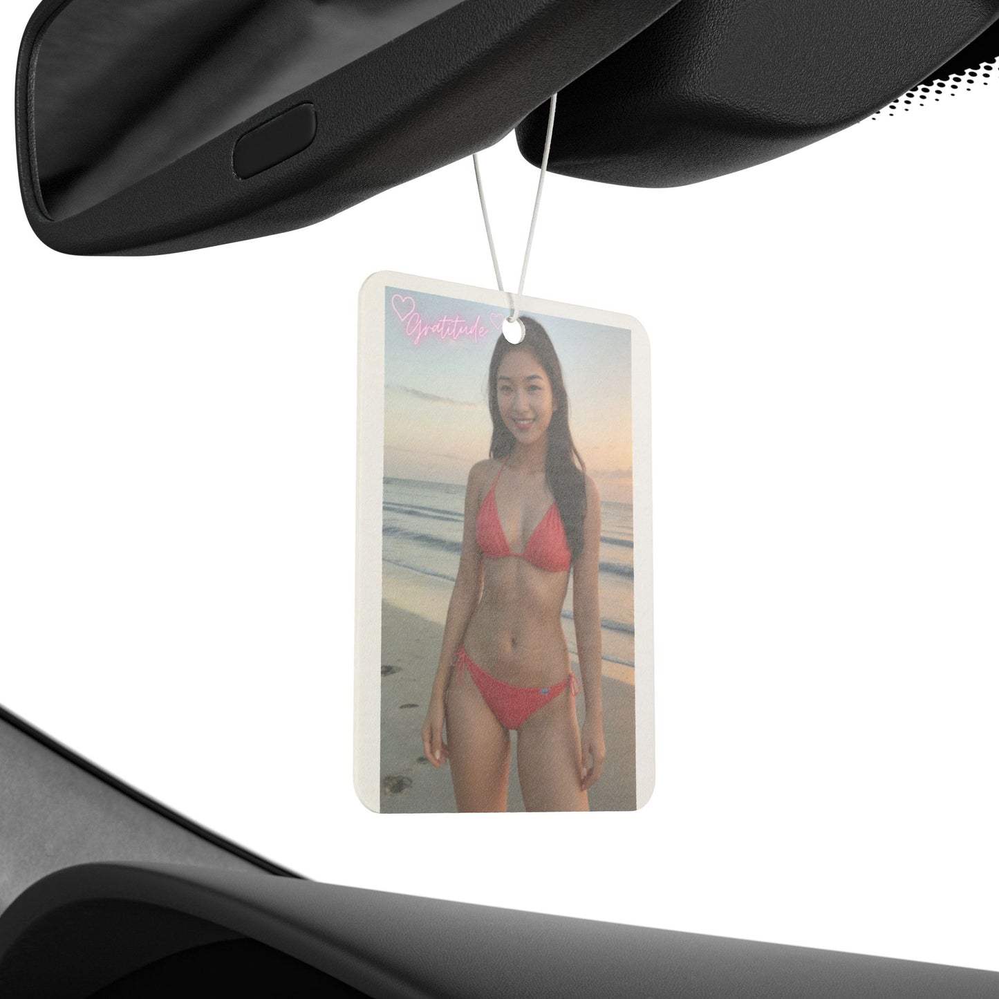 Beach-Inspired Car Air Freshener, Summer Decor, Coastal Vibes, Unique Gift Idea, Aromatic Accessory, Beach Lover's Essentials