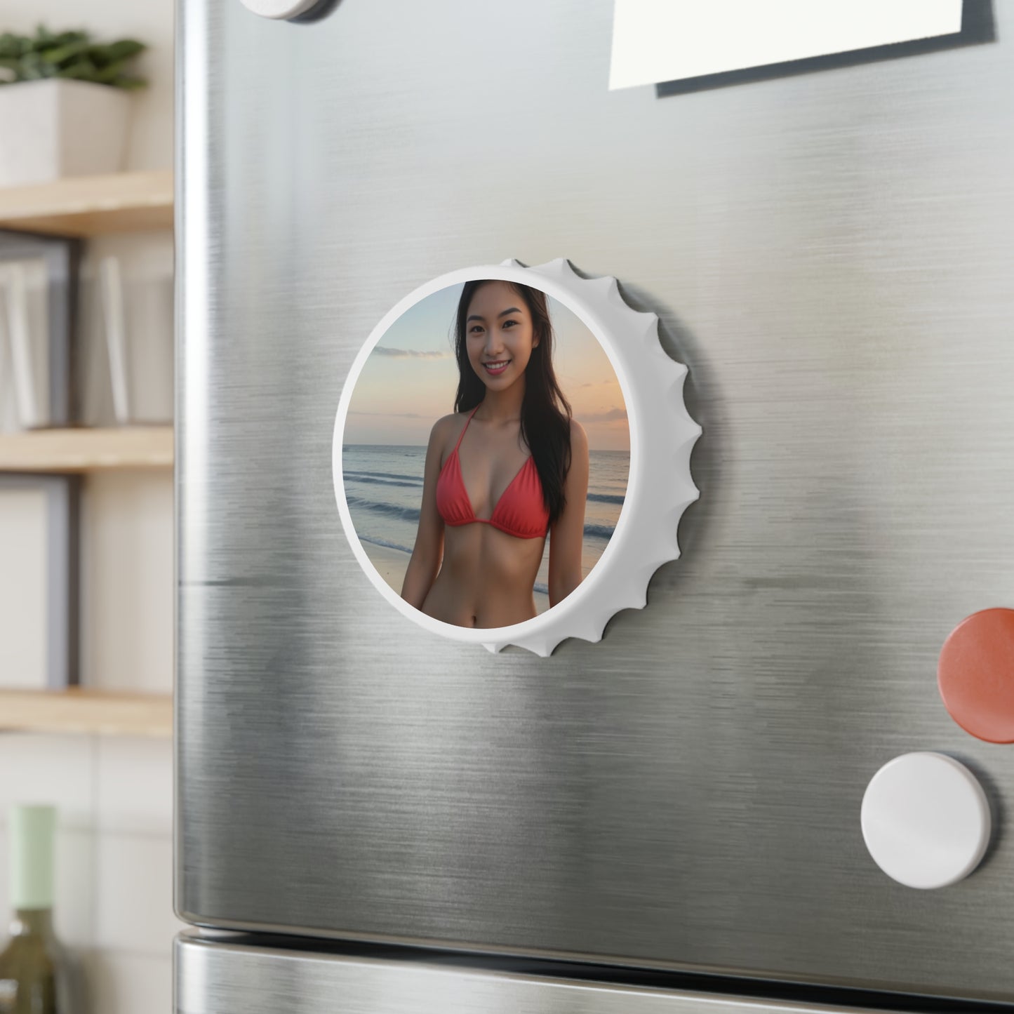 Beach Vibe Bottle Opener | Tropical Summer Party Accessory, Gift for Him, Barware, Beach Lover, Fun Cocktails